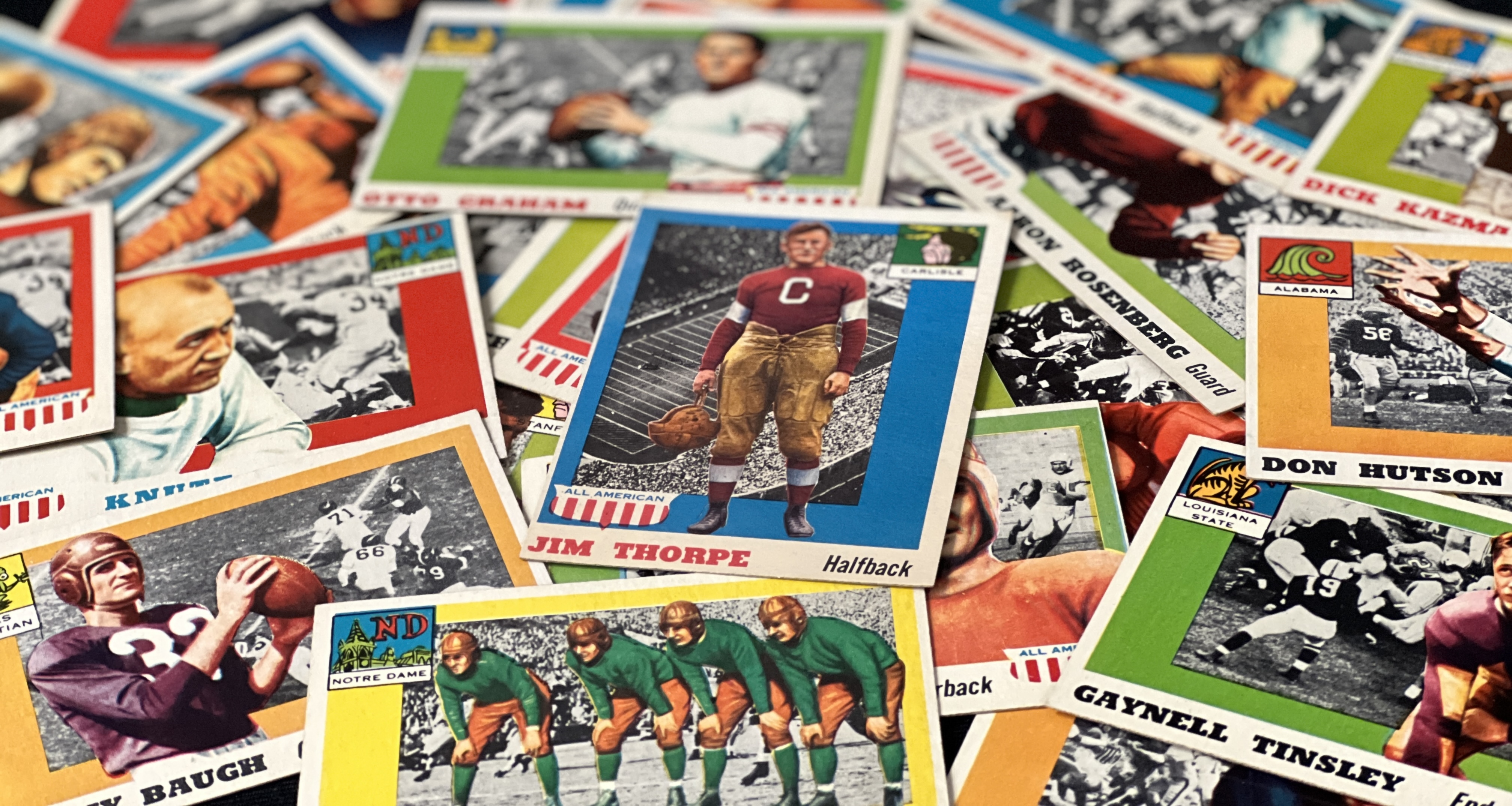 Football card top Lot